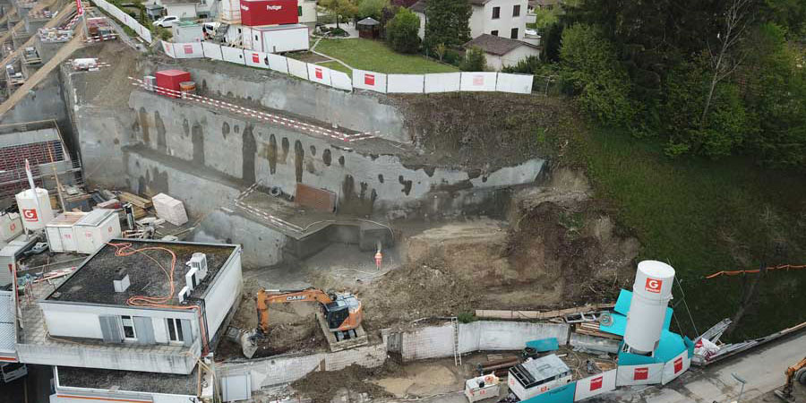 smt: Fribourg, Wohnüberbauung Rte de la Fonderie