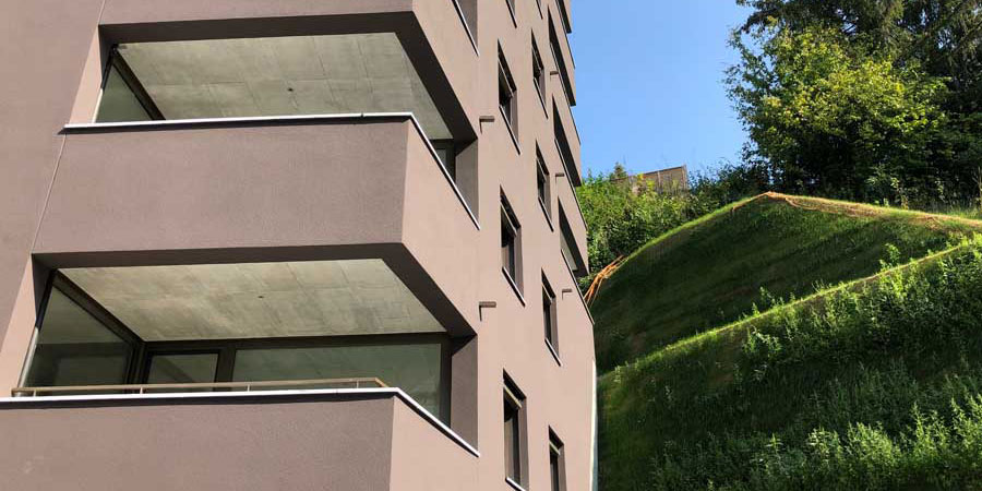 smt: Fribourg, Wohnüberbauung Rte de la Fonderie