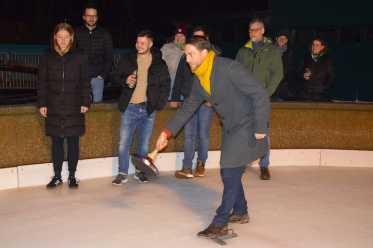 smt-Anlass: Eisstockschiessen KaWeDe und Jahresessen Sportbar Bärn, 26.01.2024