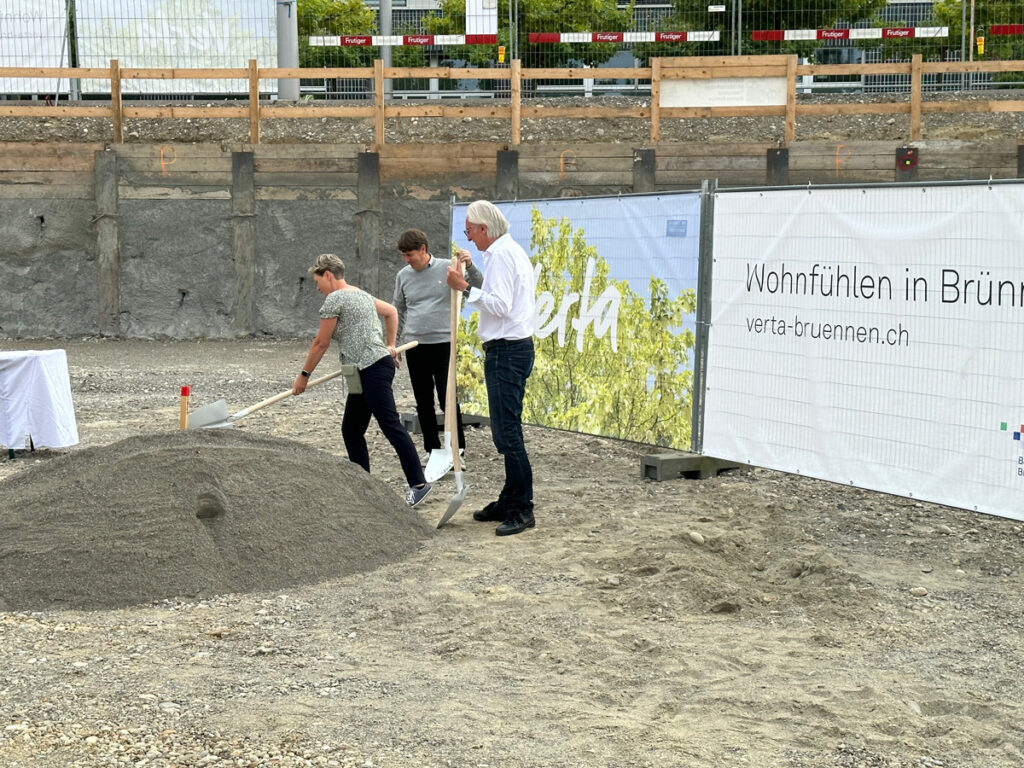 Spatenstich Überbauung Bern-Brünnen